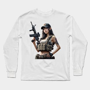 Tactical Girl Long Sleeve T-Shirt